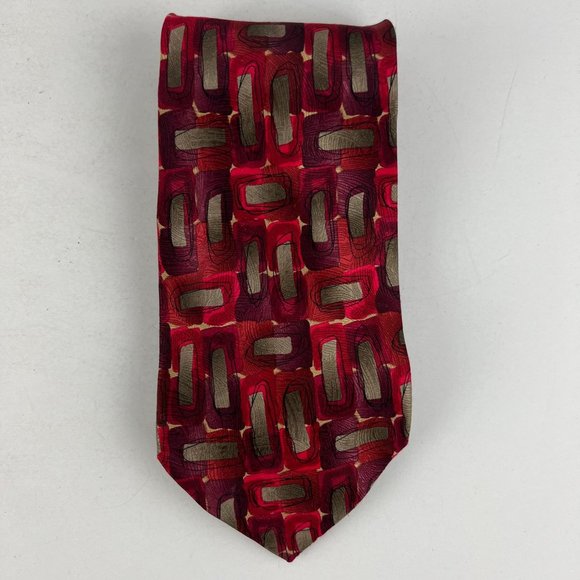 Jerry Garcia Necktie Neck Tie Interstices Collection Thirty Geometric Pattern - Picture 1 of 4